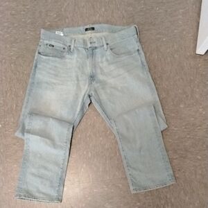 Ralph Lauren Men's Light Blue Relaxed Jeans